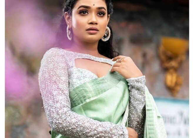 Elegant Silver Vaddanam Designs with Price and the Beauty of a Pista Colour Saree